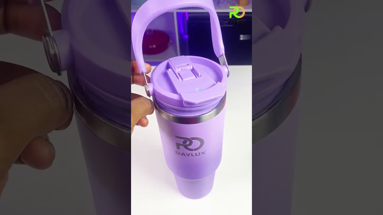 Raylux Double Wall Insulated Quencher Tumbler Bottle (≈1.2l)