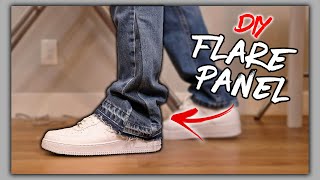 How to Add a FLARE PANEL to your Jeans | JULIUS