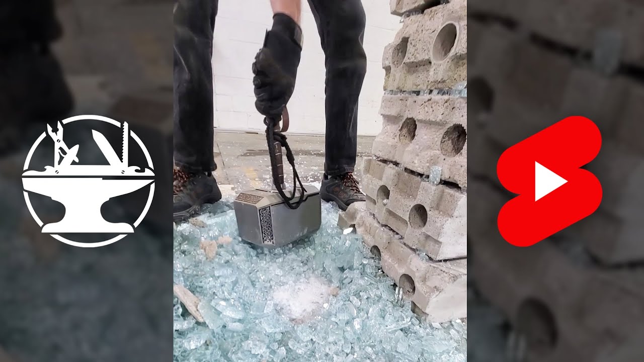 Thor's Hammer vs. Tempered Glass!!!