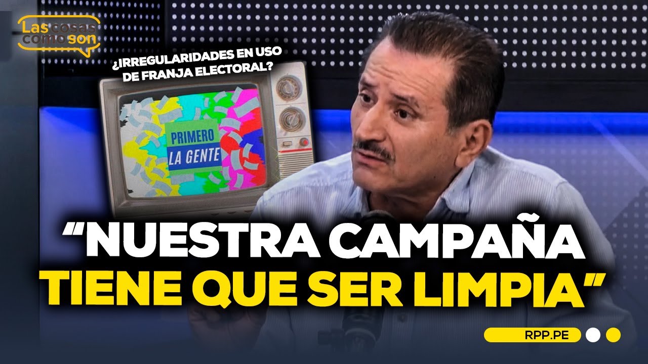 Caso Primero La Gente: Rudecindo Vega se pronuncia sobre uso de franja electoral 