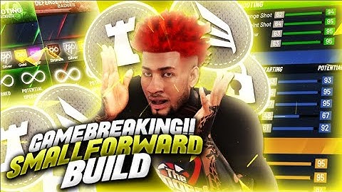 REVEALING MY NEW GAMEBREAKING SMALL FORWARD BUILD! HOW TO MAKE THE BEST SMALL FORWARD BUILD IN 2K20!