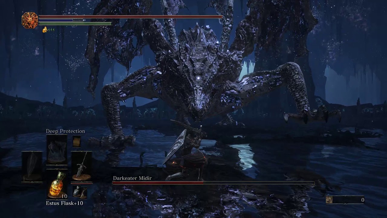 Dark Souls III Darkeater Midir solo NG - YouTube