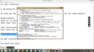 Executing Java Program using EditPlus