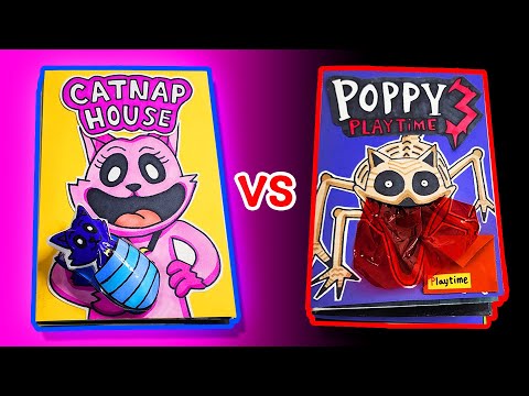 видео: Poppy Playtime Chapter 3🧺 vs Poppy Playtime Chapter 3💀 (Game Book Battle, Horror Game, Paper Play)
