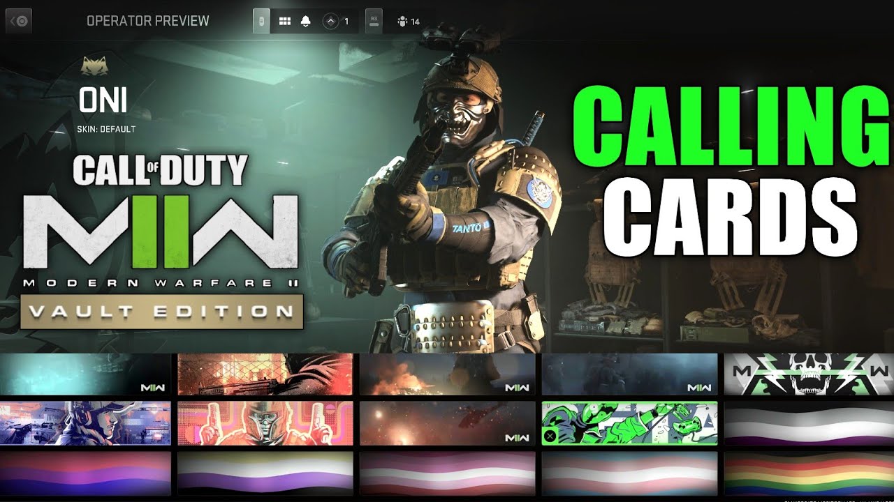 COD MW2 ALL Calling Cards  Emblems Showcase Modern Warfare II  YouTube