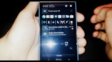 HTC One Quick Toggles In Your Notifications Bar ?