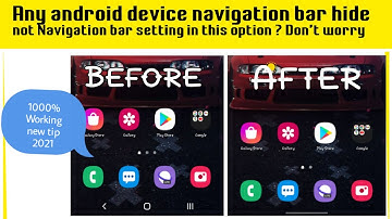 How To Navigation Bar hide Samsung Galaxy m 02 or any android 11 Device 100% Working | lasodooz