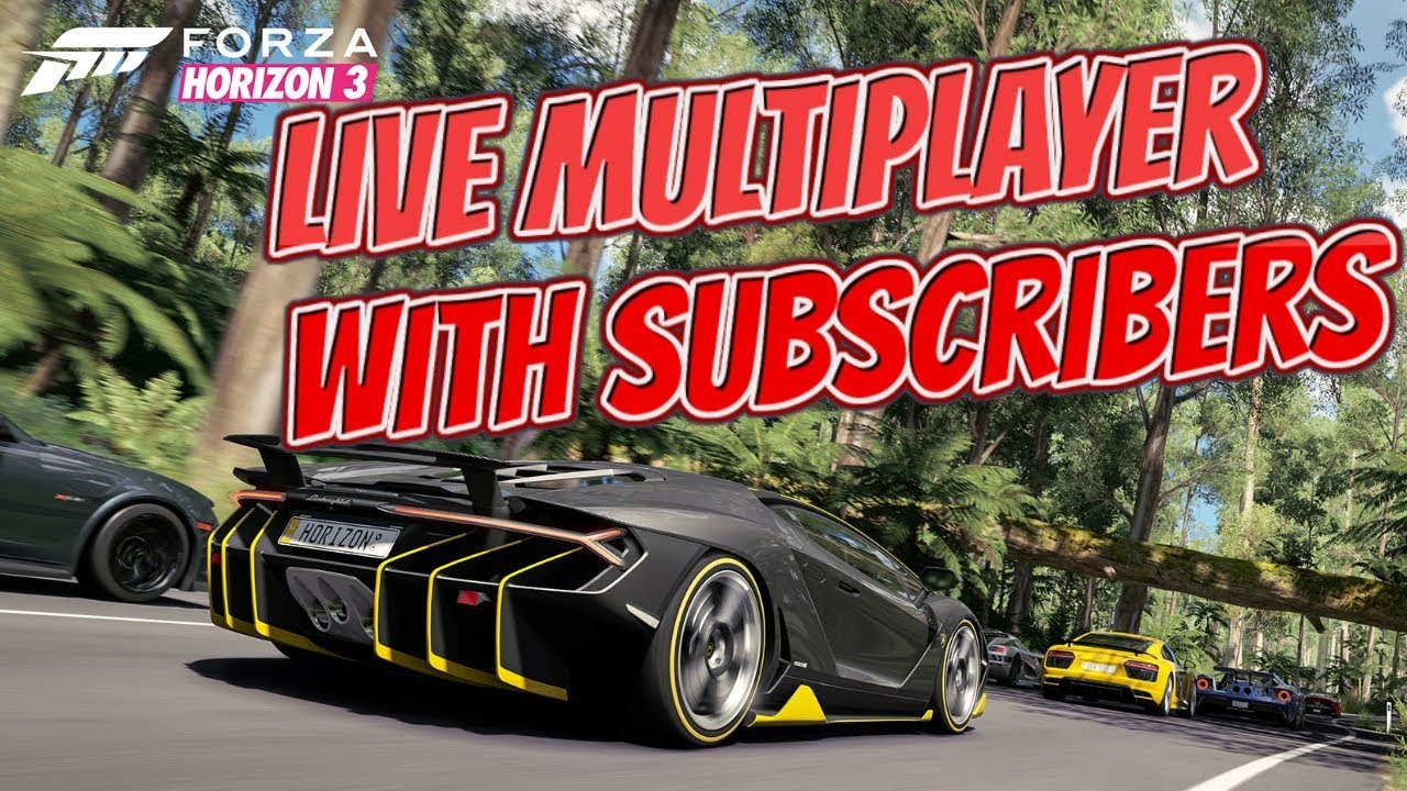 LET'S PLAY FORZA HORIZON 3 MULTIPLAYER ONLINE JOINABLE GT edward 23 NL xbox one!!!