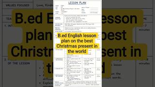 B.ed english lesson plan#english #education #lessonplan#b.edlessonplan #viral #englishlesson #shorts
