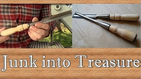 Vintage Chisel Restoration - Turning junk into treasure