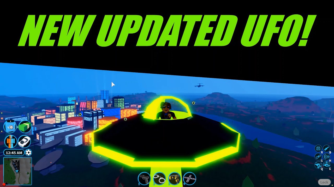 Roblox Jailbreak - NEW UPDATED UFO! (2nd Out of 5 New Vehicles) - YouTube