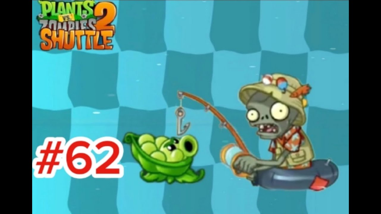 Сложные (нет) пляжные уровни! Plants vs zombies 2 SHUTTLE #62 - YouTube