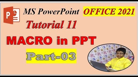 powerpoint macro animation | macro in powerpoint | how to run a macro in powerpoint #rishidotedu