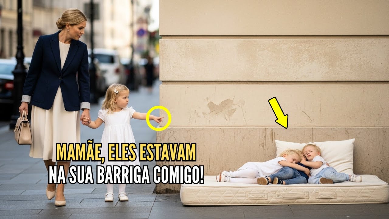 "MAMÃE, ELES ESTAVAM NA SUA BARRIGA COMIGO..." DISSE A FILHA PARA MÃE MILIONÁRIA E MUDA TUDO