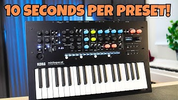 KORG MINILOGUE XD DEMO - All The Factory Preset Sounds