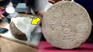 Encuentran un Disco con Jeroglíficos que Podría Cambiar la Historia Maya