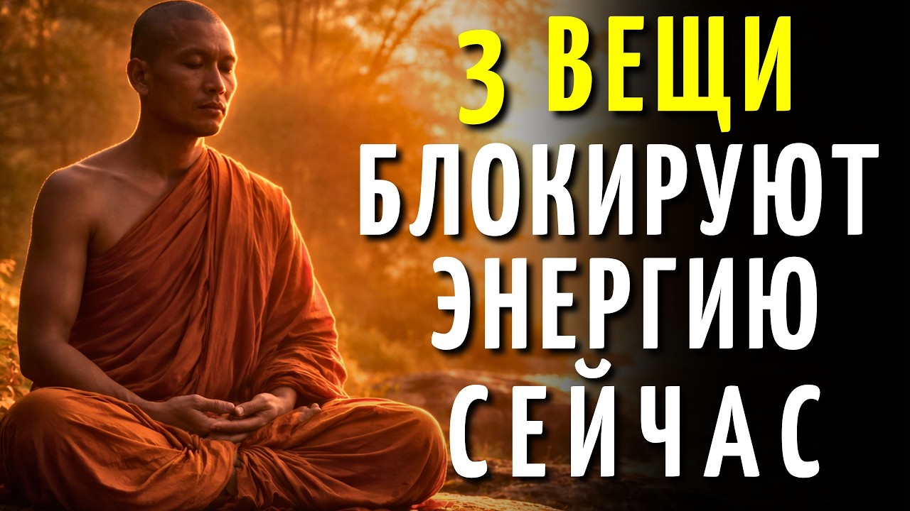 3 ВЕЩИ, КОТОРЫЕ БЛОКИРУЮТ ТВОЮ ЭНЕРГИЮ ПРЯМО СЕЙЧАС