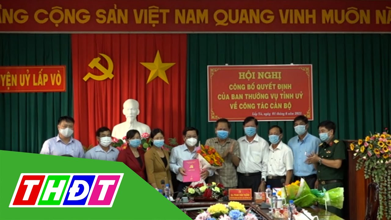 Đồng Tháp: Công bố quyết định về công tác cán bộ | THDT - youtube
