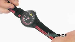 Product demonstration scuderia ferrari men's pit crew watch (0830367).
buy online now at shop:
http://www.watchshop.com/mens-scuderia-ferrari-pit-crew-...