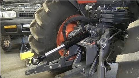 THE BEST UPGRADE A FARM TRACTOR - 3 Point Hydraulic Link - IT SHOULD COME WITH THIS FROM THE FACTORY