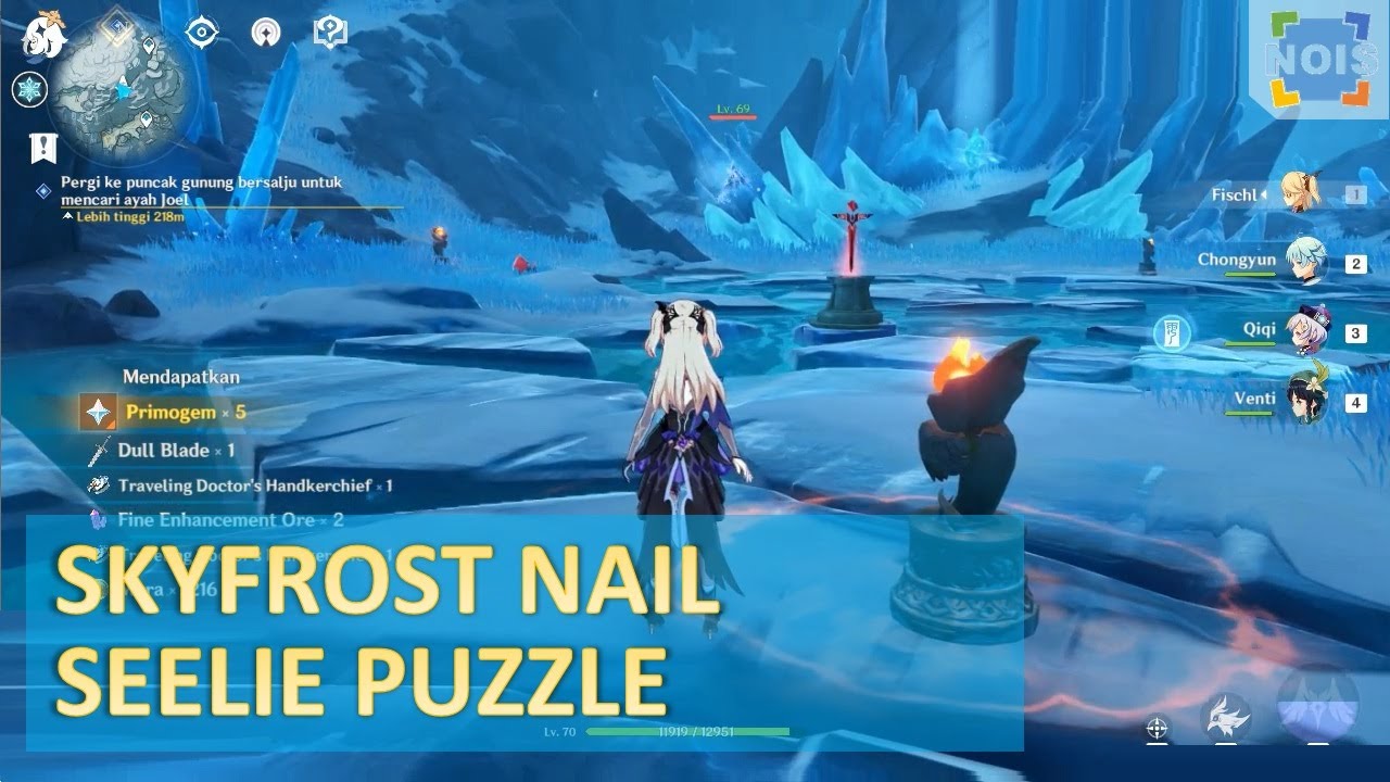 Skyfrost Nail Seelie Puzzle Genshin Impact Indonesia YouTube