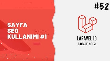 Laravel 10 ile Alışveriş Sitesi Ders 52 -  Seo Kullanımı 1