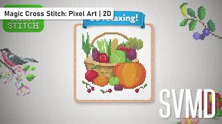 Case Study - Magic Cross Stitch: Pixel Art | 2D screenshot 2