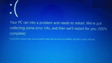 Fix Kernel Security Check Failure | BSOD