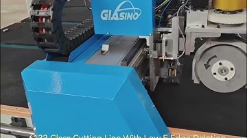 6133 Glass Cutting Machine With Low E Edge Deletion,6100x3300mm CNC Glass Cutting Line