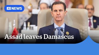 Thumbnail for Assad has left Damascus on a plane: Senior Syrian commanders | ABC News