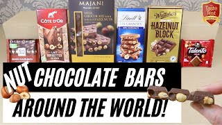 CHOCOLATE BARS  Hazelnut  TASTE TEST COMPARISON | Is this the Best Nut Chocolate Bar in the World?