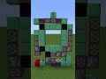 3x3 Piston Door #minecraft #tutorial #redstone #doors #pistons #shorts