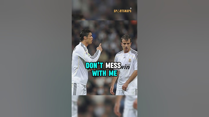 How Ronaldo humbled Van der Vaart, who tried to humiliate him 🥵🐐 #shorts