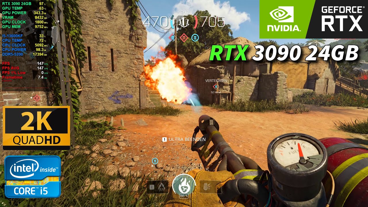 XDefiant | RTX 3090 24GB | i5-13600KF | 1440p | Ultra Settings