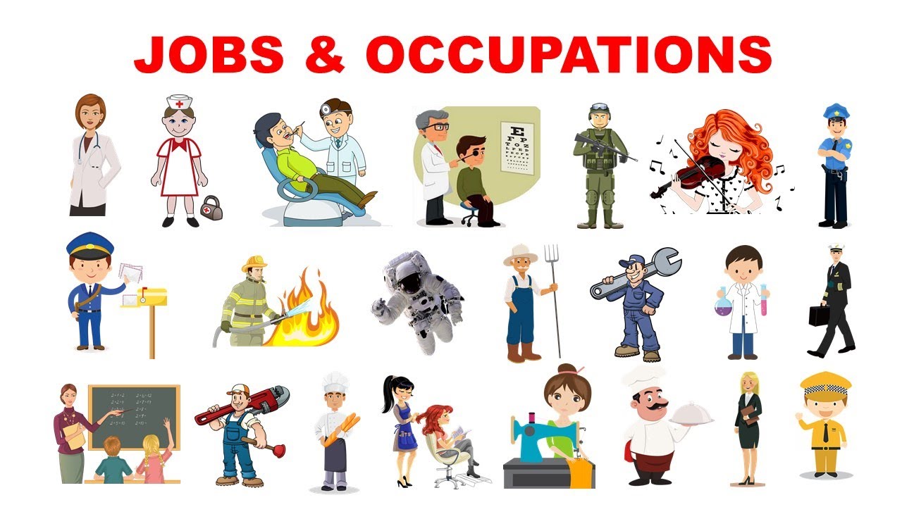 different occupations for kids