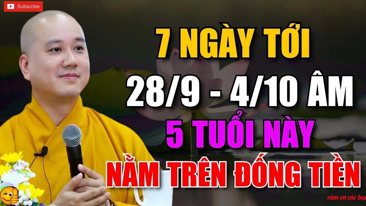 7 Ngày Tới, 4 Con Giáp ĐƯỢC ƠN TRÊN ĐỘ – Tài Lộc NỞ RỘ Trước Tết 2026   Thích Pháp Hòa