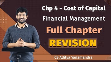 CA Inter I FM I Cost of Capital I Full Revision