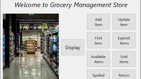 Grocery Management Store Using QT Creator with C++
