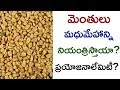 How To Use Fenugreek Methi Seeds For Diabetes Treatment | Manandari Health