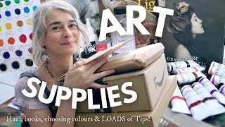 New Favourites, Art Haul, Books, ESSENTIAL colour mixing & What colours you NEED! LOADS of Art Tips!