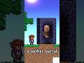 How To Build a Netherportal in Terraria #terraria #minecraft