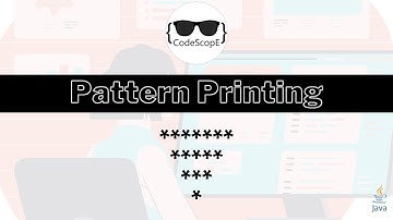 Inverted pyramid pattern | Java | Pattern Printing | Question 5