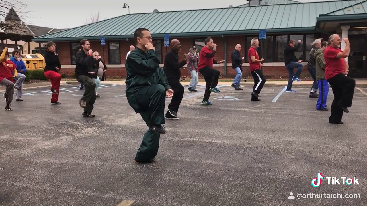 Chen Style Tai Chi Practice after the First Session - 2020; 太极太极集体练习；太極太極集體練習