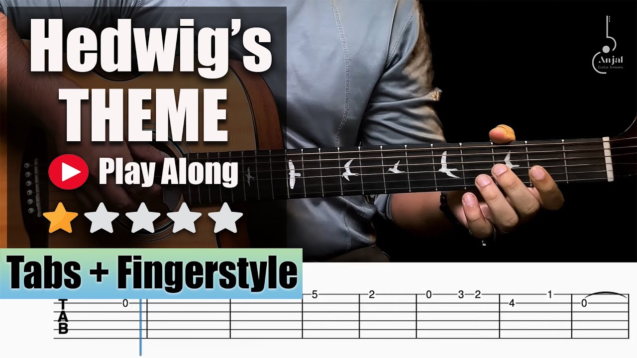 Hedwig's Theme Harry Potter | Guitar Play Along | Tabs + Fingerstyle