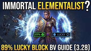 IMMORTAL ELEMENTALIST? 89% Lucky Block Blade Vortex Build Guide [3.28]