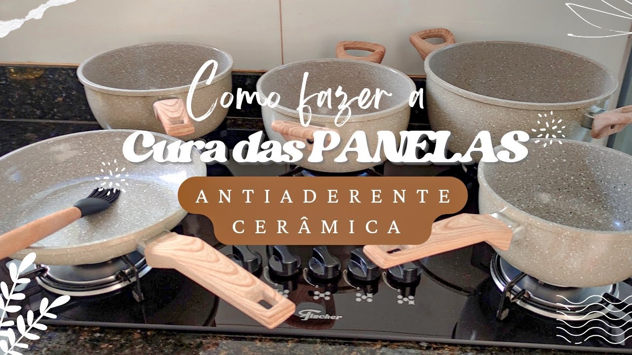 COMO FAZER A CURA DAS PANELAS ANTIADERENTE CERÂMICA DA OSTER ...