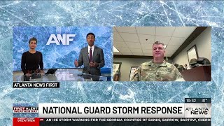 Georgia National Guard responding to ice storm moves in north Georgia