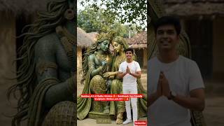 🔥 Bamboo Art of Radha Krishna 😍 | Handmade Eco Friendly Sculpture | Divine Love Art 🌿🙏#desijugaad