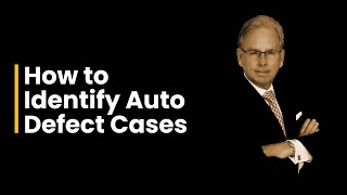 2022 Connectionology Webinar: Quick Hits: How to Identify the Auto Defect Case