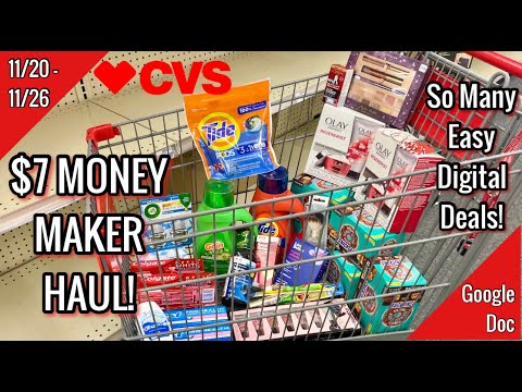 CVS Free & Cheap Couponing Deals & Haul | 11/20 – 11/26 | Beauty Money Makers! | Newbie Friendly